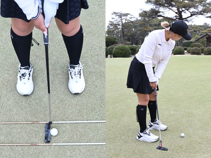 ボールを見るのはNG！３パット減らすコツを女子プロが解説
