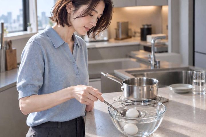 ゆで卵、冷水に入れると殻がむきやすくなる？意外と知らない“むきやすさ”の理由とコツ