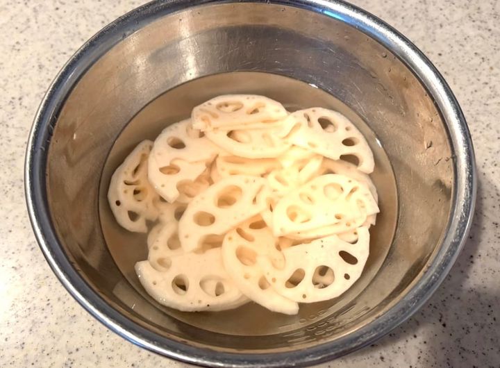 れんこんの梅おかか和え
