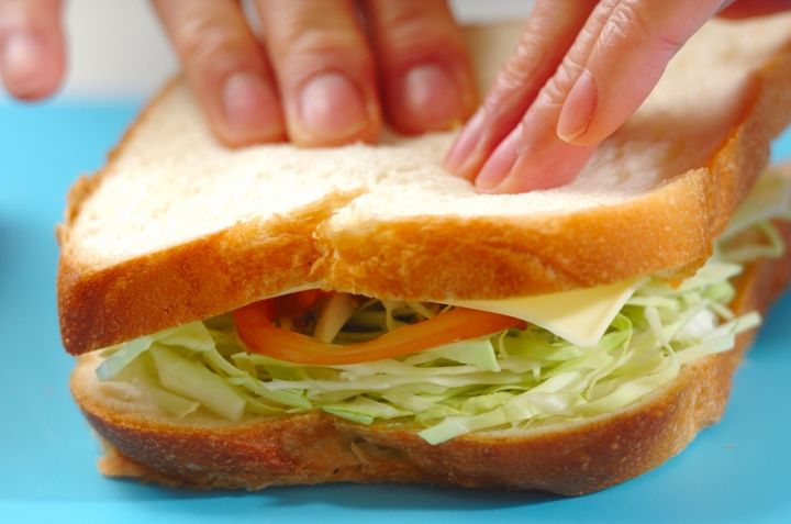 フライパンで作る！ホットサンド カリッと香ばしいの作り方2