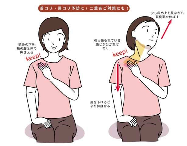 胸鎖乳突筋ストレッチ
