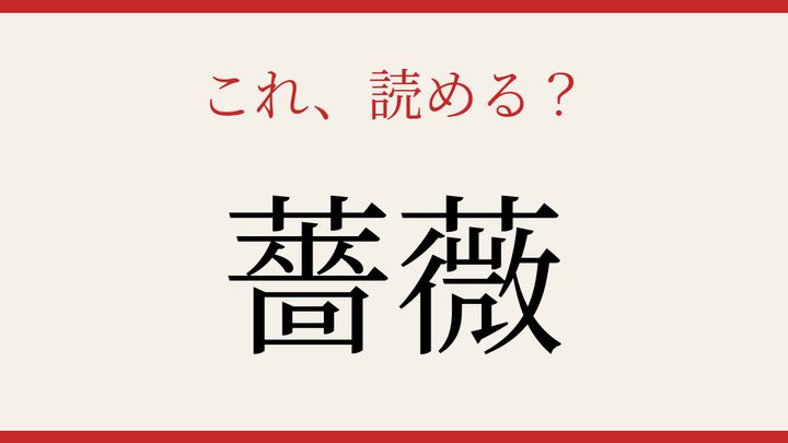 【難読漢字】読めたら漢字マスター！花言葉で知られる優雅な花の問題画像