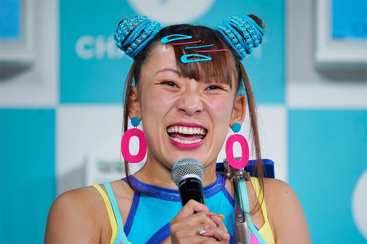フワちゃん（2021年9月30日、時事通信フォト）