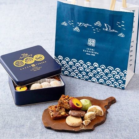 【鹿児島県出水市】菓匠田中が「75周年記念クッキー缶」を発売！見た目も華やかな6種類のクッキーを堪能