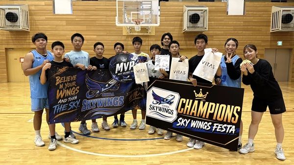 【千葉県多古町】3x3プロバスケCHIBA SKY WINGSが大会を開催！中学生が参加しクリニックや試合を実施
