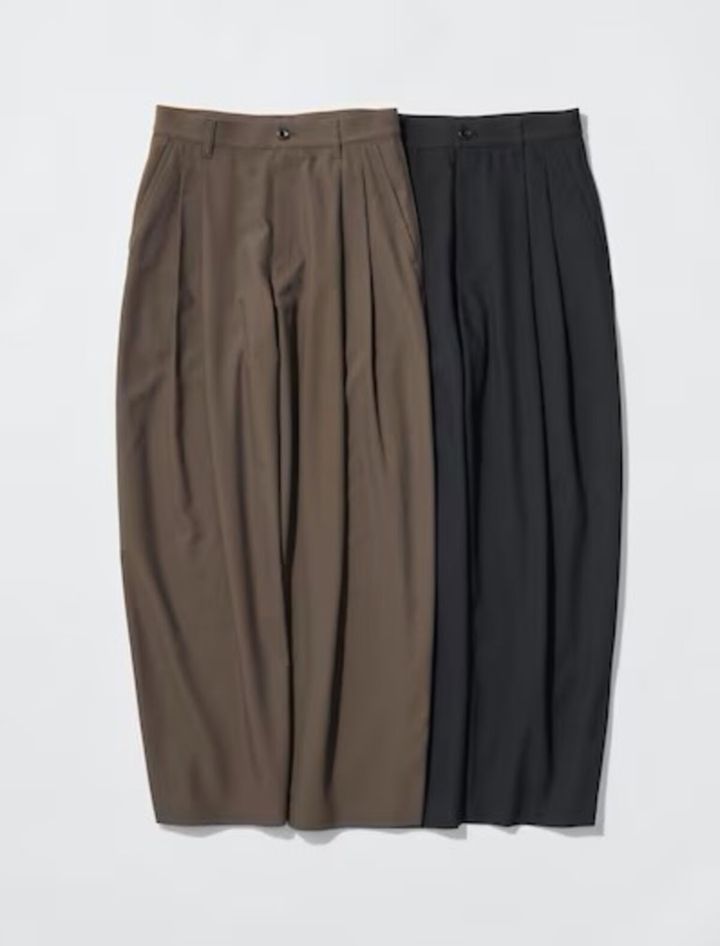タックバレルレッグパンツ ￥4,990／ユニクロ ユー