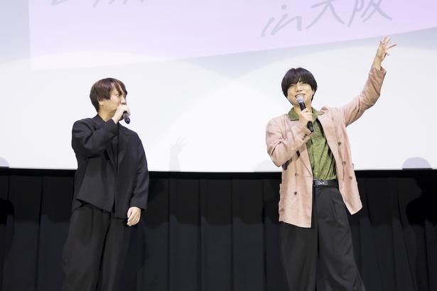 【写真を見る】舞台挨拶では主演の重岡大毅と監督の近藤亮太がトークを展開 (c) 2026 Gaga Corporation/Storm Labels Inc./Studio i3