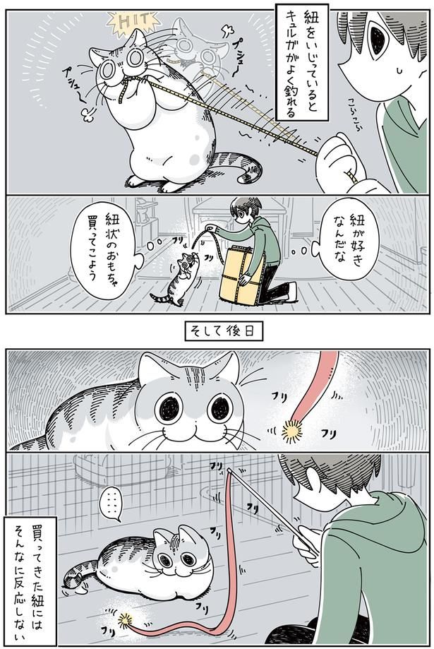 紐が好きなんだな （C）キュルZ／KADOKAWA