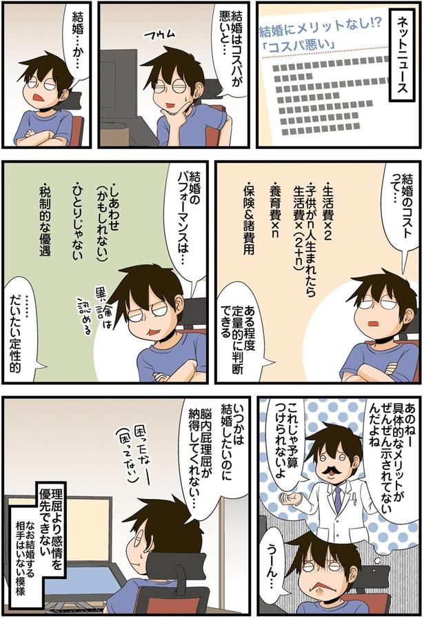 脳内屁理屈が納得してくれない… （C）よしたに／KADOKAWA