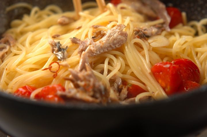 サンマのパスタの作り方5