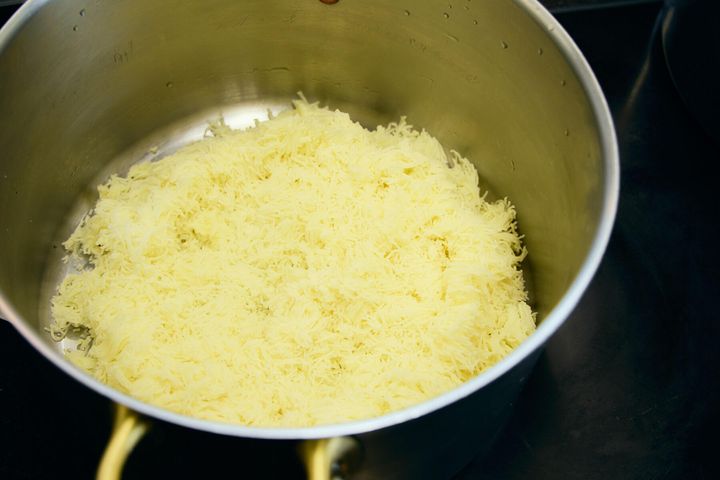 じゃがいもの漉し終わり