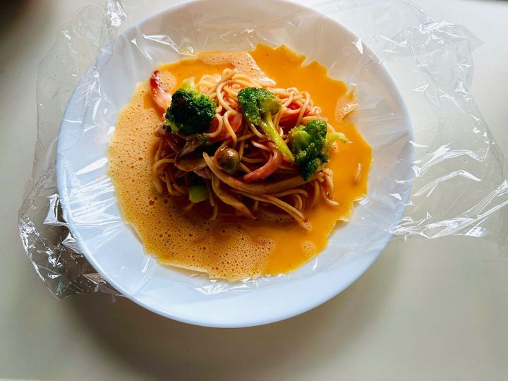 レンチン！オムパスタ
