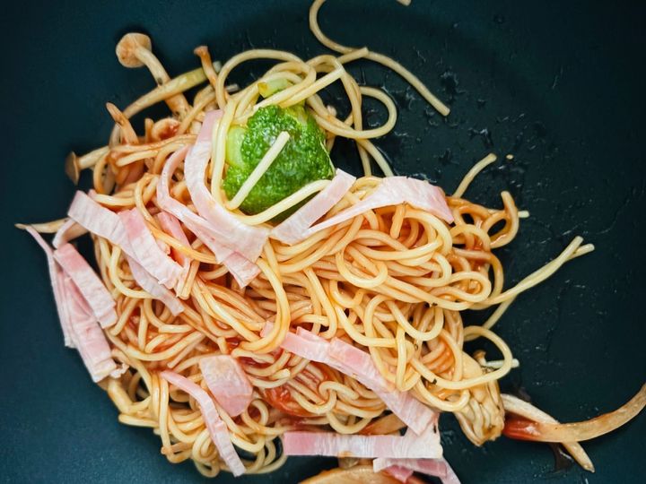 レンチン！オムパスタ