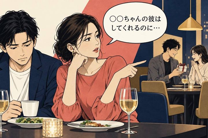 「〇〇ちゃんの彼はしてくれるのに…」他人と比べる女性が愛されない理由