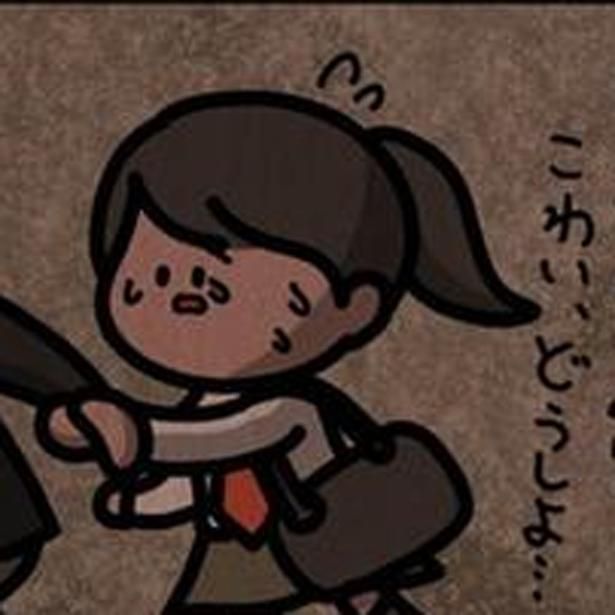 男に腕をつかまれた女子高生 （C）しばたま/KADOKAWA