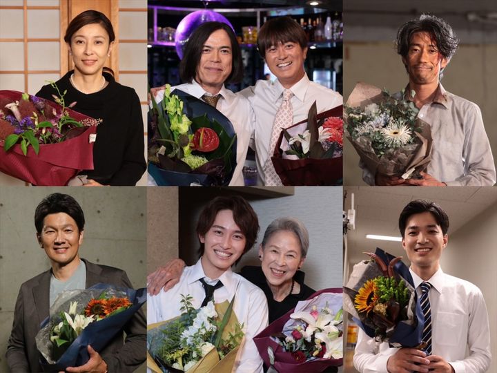 ドラマ『告白－25年目の秘密－』よりクランクアップを迎えたキャスト陣 （C）日本テレビ width=