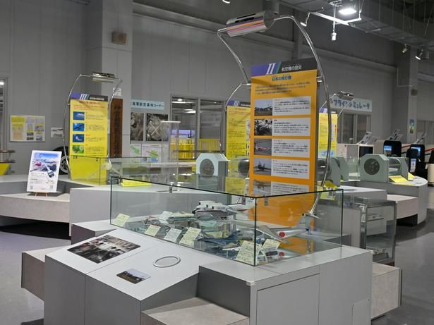 「飛ぶ仕組み」「飛行の原理」などもわかりやすく展示する