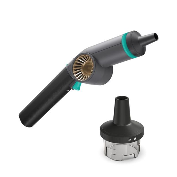 全モデルに付属するスポットノズル。ピンポイントに風を送り、隙間にたまったゴミを吹き飛ばしてくれる