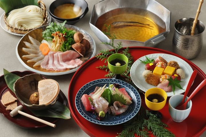長崎の食材と、異国情緒を感じる会席料理