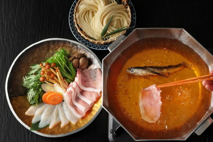 台の物「あご出汁しゃぶしゃぶ」