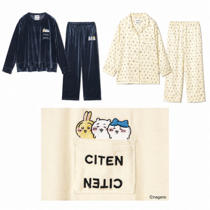 chiikawa×citenのルームウェア