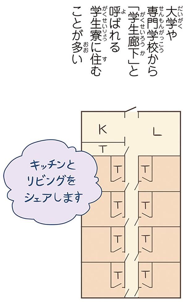 学生寮に住むことが多い （C）オーサ・イェークストロム／KADOKAWA