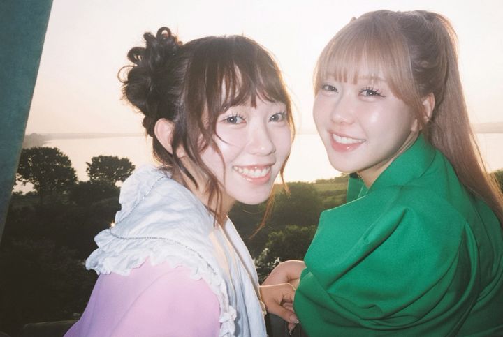 （左から）むく、えなぴ width=