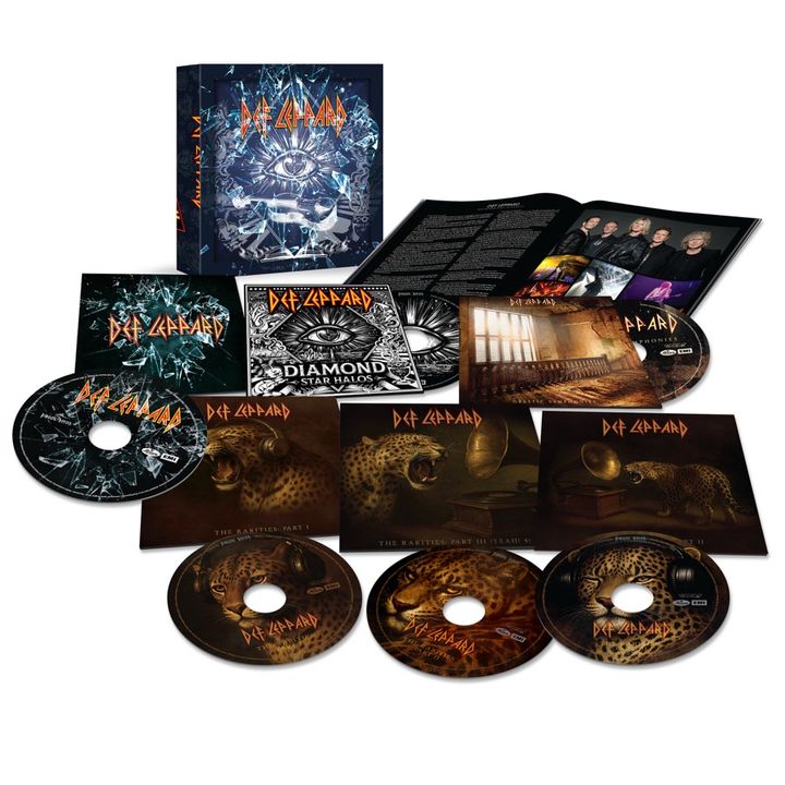 6CDボックス・セットの全ディスクを並べた展開図