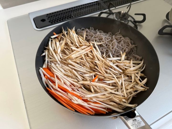 しっかり炒める