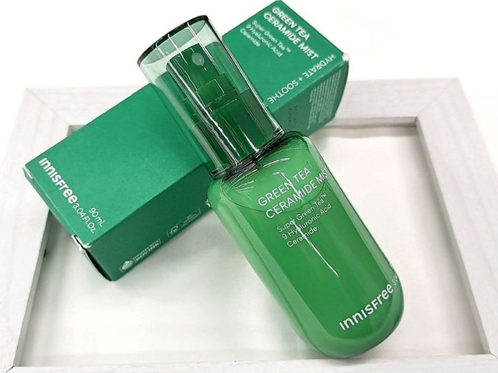 INNISFREE（イニスフリー）の新作♡「グリーンティー セラミド ミルク エッセンスミスト」で乾燥対策