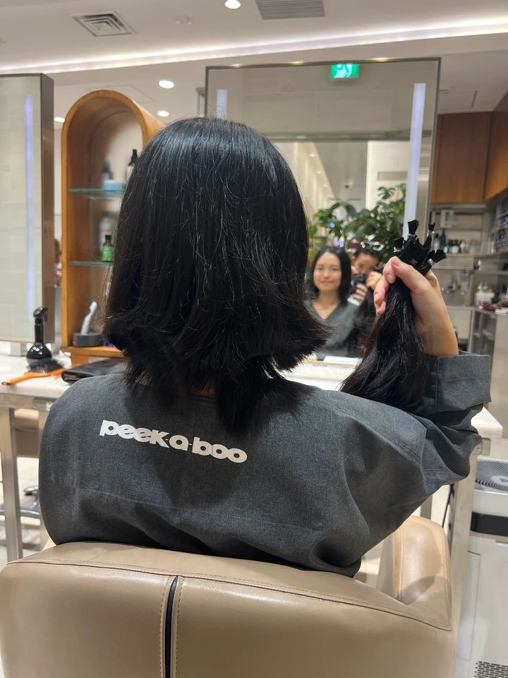 人生初のヘアドネーション！ロングからばっさりボブに♡_8