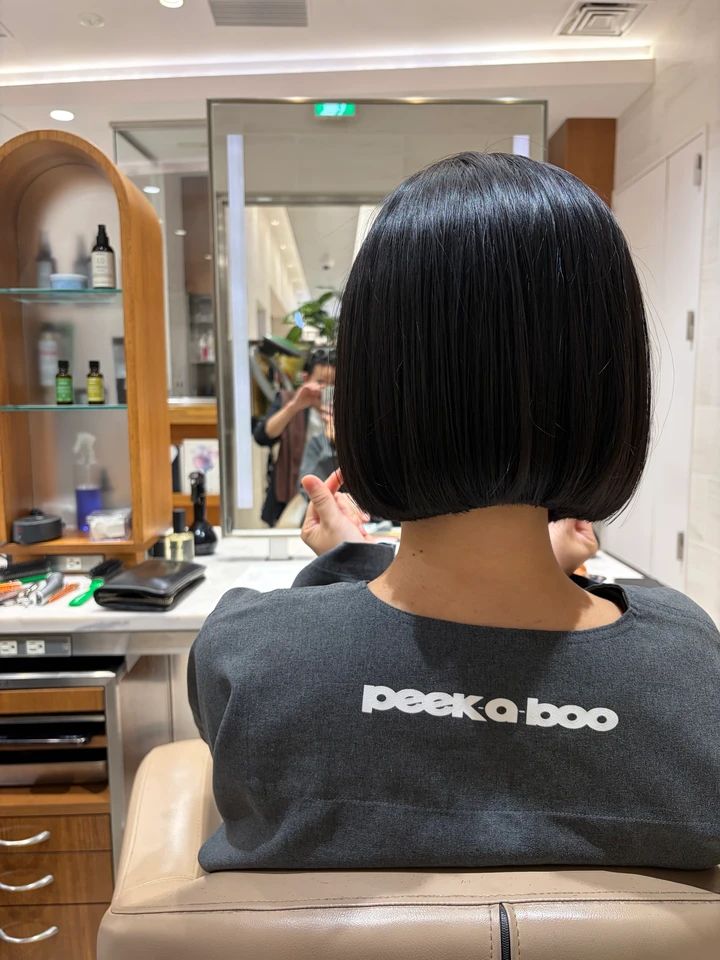 人生初のヘアドネーション！ロングからばっさりボブに♡_11