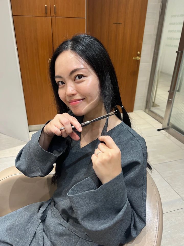 人生初のヘアドネーション！ロングからばっさりボブに♡_3