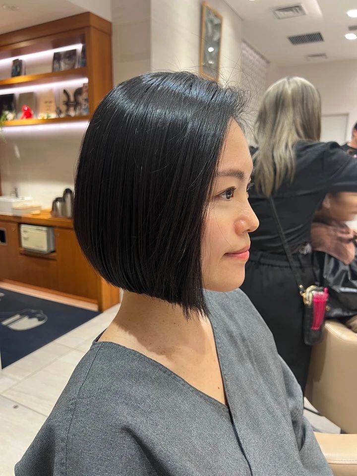 人生初のヘアドネーション！ロングからばっさりボブに♡_10