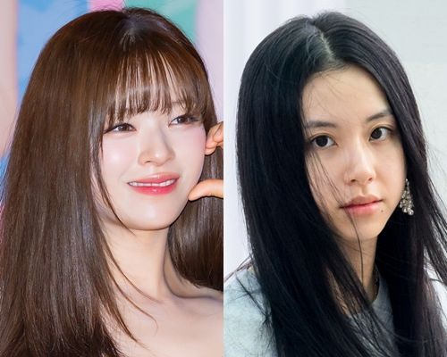 TWICEのジョンヨン（左）とチェヨン