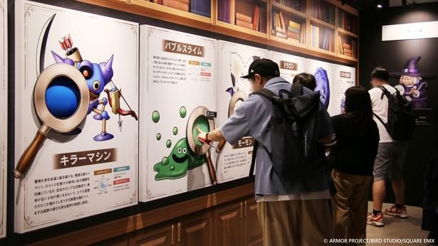 東京会場の様子。「ふれあいモンスター研究所」ではモンスターの質感をリアルに体感できる
