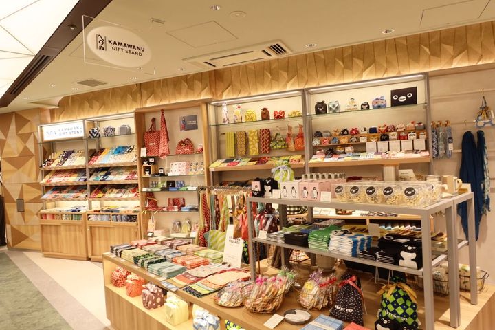 かまわぬ GIFT STAND内観