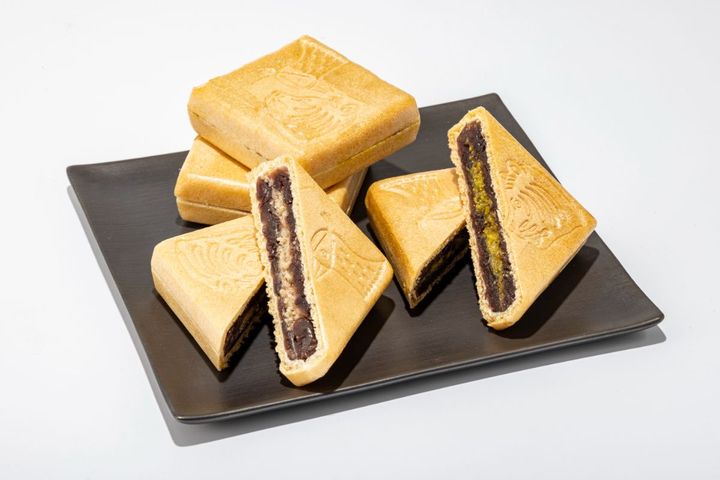 KIJITORA「アーモンドバター最中＋ピスタチオバター最中」
