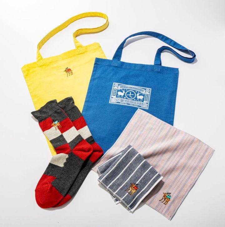 中川政七商店「グランスタ東京店限定刺繍入り エコバック／くつした／タオルハンカチ」