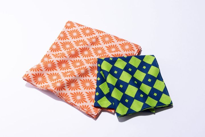 かまわぬ GIFT STAND「KOMON ＆ MESSAGEフロシキ／バンダナ」