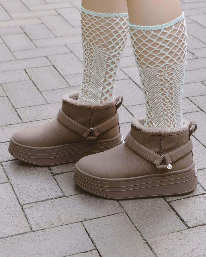 Ankle Fur Boots ２色展開
