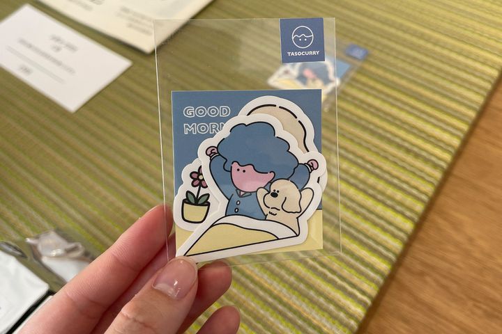 「ステッカーセット3枚入り」 500円