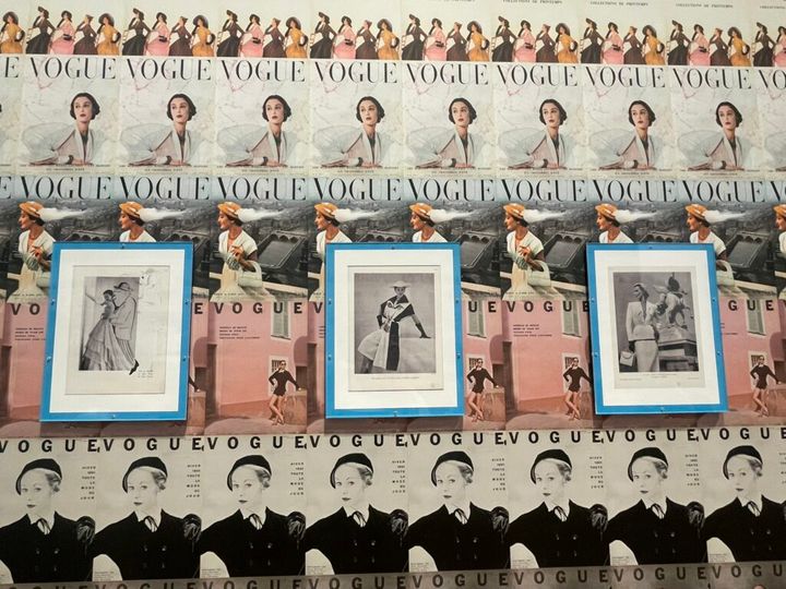 VOGUEの紙面に絵を加えたピカソの作品