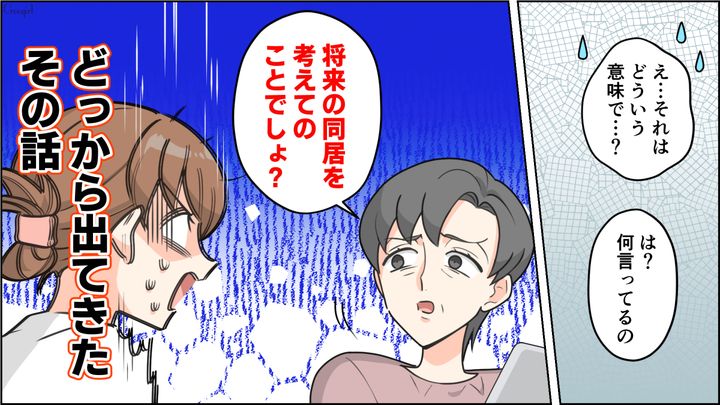 「将来の同居を考えてのことでしょ？」義母の勝手な思い込みにあ然とした話