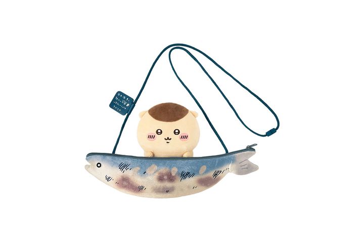 D賞： 焼きサンマのぬいぐるみポシェット 全1種