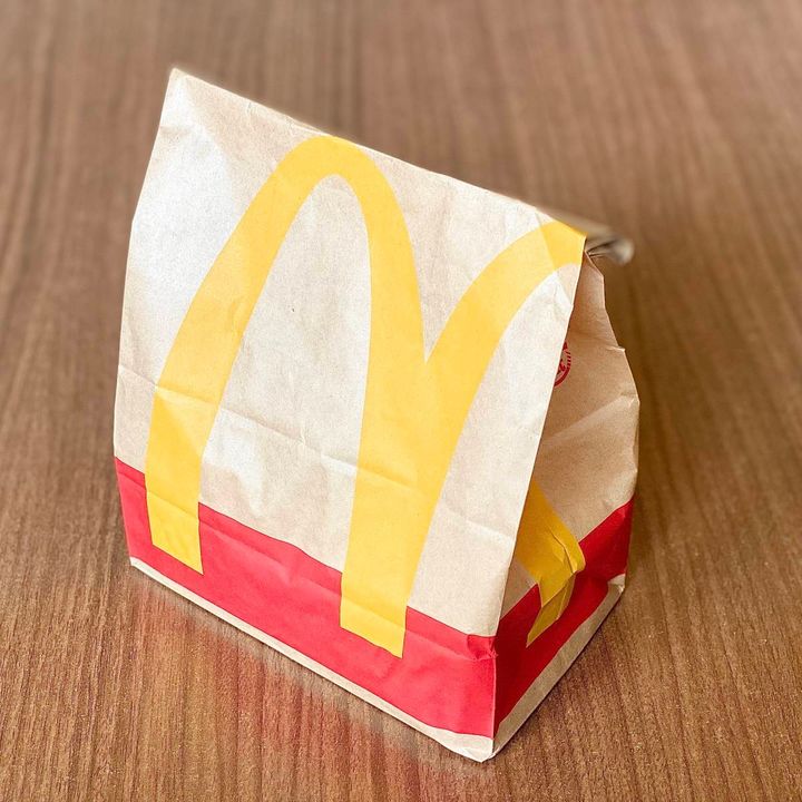 マクドナルドの紙袋
