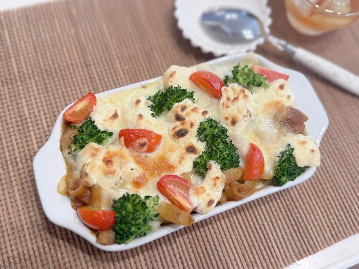 画像: 彩り豊かなカレーグラタン