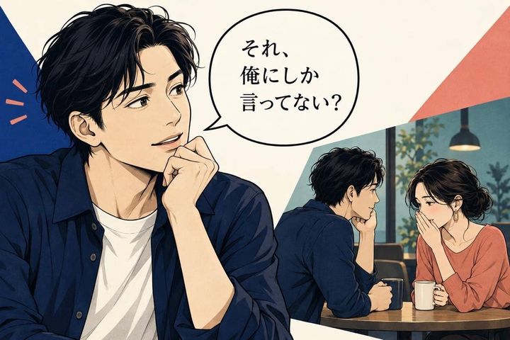 「それ、俺にしか言ってない？」男性は本命の“自分だけ”という特別感に弱い
