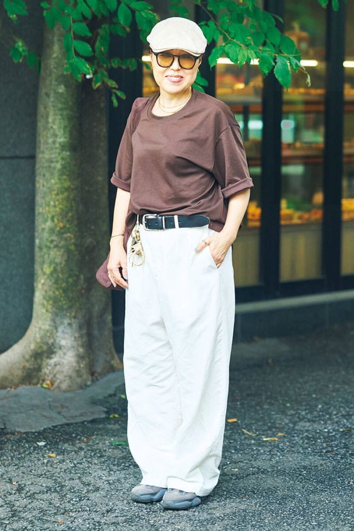 大きめサングラスは大人世代の強い味方