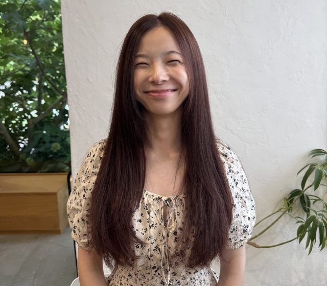 ロングヘアの女性
